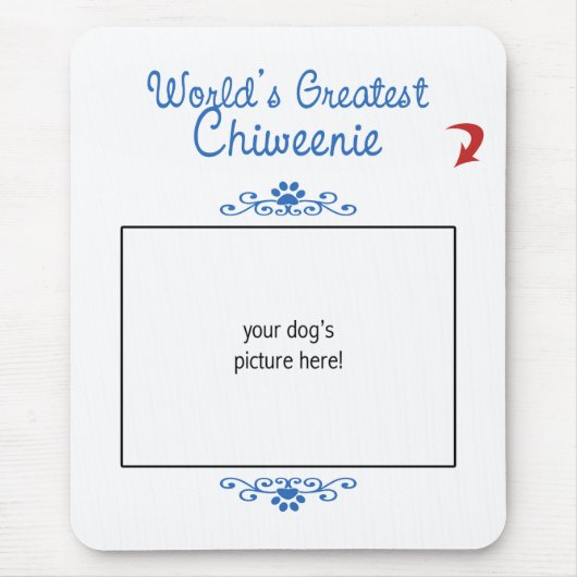 Tapis De Souris Photo faite sur commande ! Mondes plus grand (Devant)