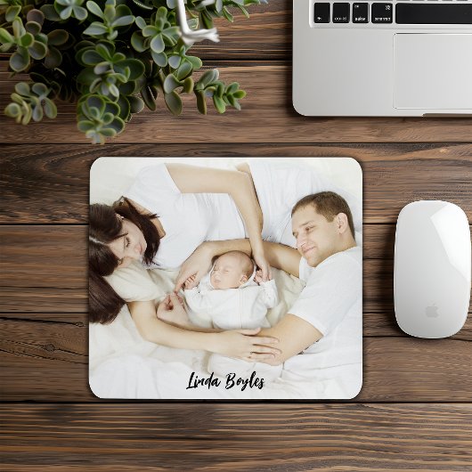 Tapis De Souris Photo Formel Personnalisé Simple