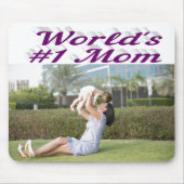Tapis De Souris Photo maman violette (Devant)