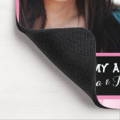 Tapis De Souris Photo mignonne rose maman et moi (Coin)