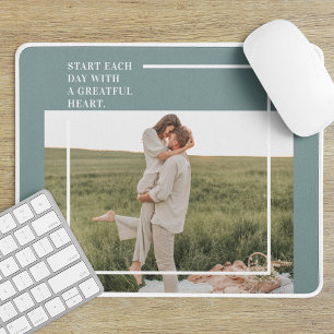 Tapis De Souris Photo moderne Green Famille Jolie Cadeau