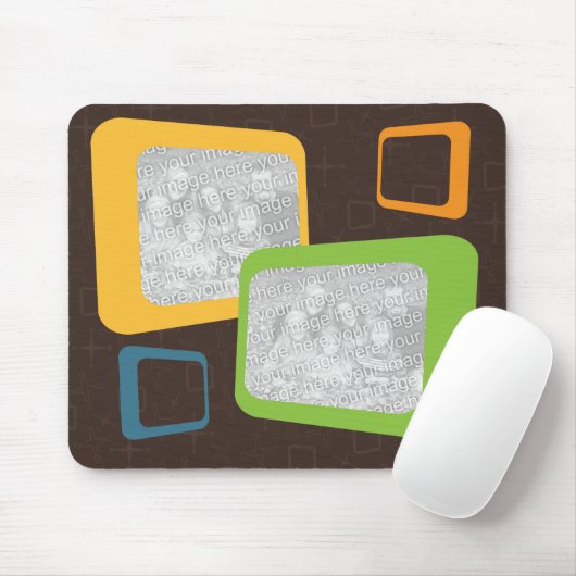 Tapis De Souris Photo Mousepad de Customizeable (Avec souris)