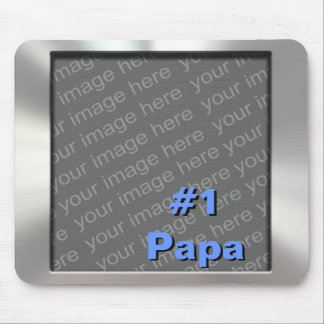 Tapis De Souris Photo Mousepad en métal du papa #1