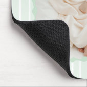 Tapis de souris photo personnalisé avec cadre à nœ (Coin)