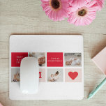 Tapis De Souris Photo Rouge et rose Meilleure mère Ever Venin<br><div class="desc">Photo Collage moderne Red & Pink Best Mom Ever Gift Meilleur cadeau personnalisé pour la journée des mères,  la journée de la femme ou l'anniversaire de maman. Surprenez Maman avec un cadeau qui est aussi Extraordinaire qu’elle.</div>