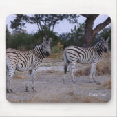 Tapis De Souris Photo Zebra Double Take (Devant)