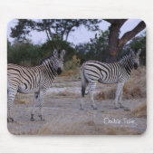 Tapis De Souris Photo Zebra Double Take (Devant)