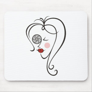 Tapis De Souris Photographe féminine