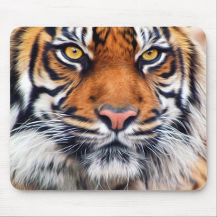Tapis De Souris Photographie de Peinture de tigre de Sibérie