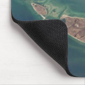 Tapis De Souris Photographie de satellite de Nantucket (Coin)