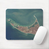 Tapis De Souris Photographie de satellite de Nantucket (Avec souris)