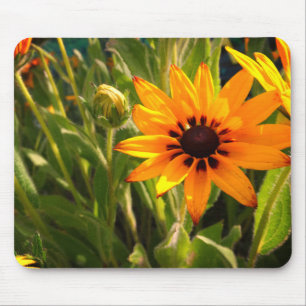 Tapis de souris photographie fleur jaune