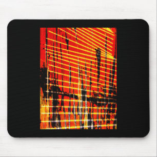 Tapis De Souris Photomontage Abstrait Jaune Et Orange St