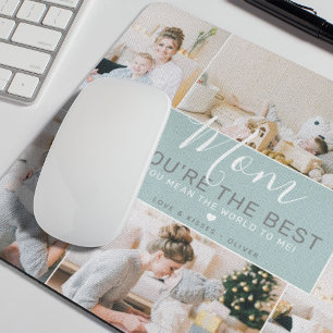 Tapis De Souris Photos personnalisées Maman Vous êtes le meilleur 