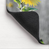 Tapis De Souris Phrase "Paix", Champ de tournesols, Noir & Blanc (Coin)