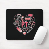 Tapis De Souris Physical Therapy Pt Valentine Heart Shape Physical (Avec souris)