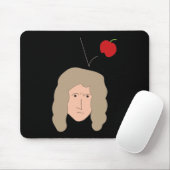Tapis De Souris Physics Humor Isaac Newton Apple Nerd Geek (Avec souris)