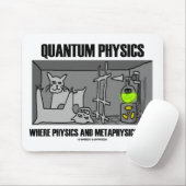 Tapis De Souris Physique de Quantum où la physique et la (Avec souris)