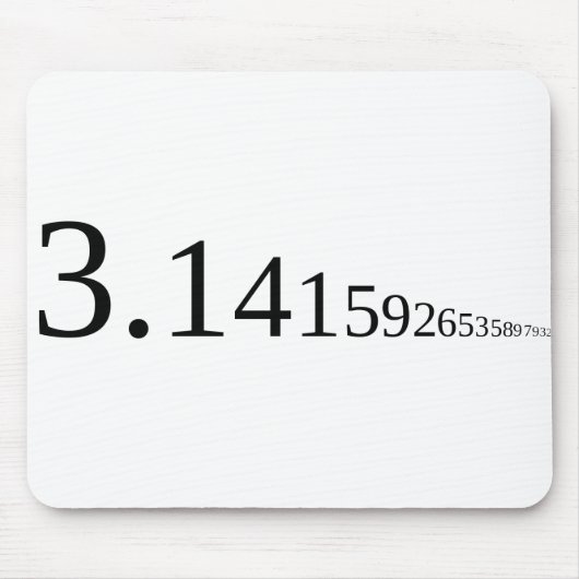 Tapis De Souris Pi - 3.14... (Devant)