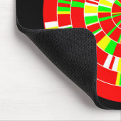 Tapis De Souris Pi Abstrait 02 - Sur Noir (Coin)