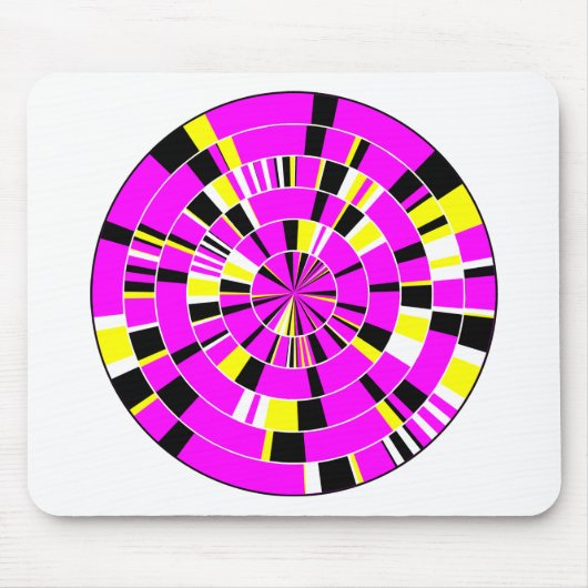 Tapis De Souris Pi Abstrait 03 - En Blanc (Devant)