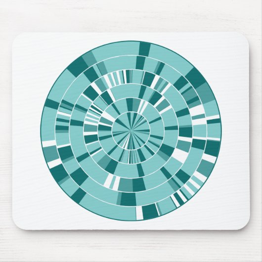 Tapis De Souris Pi Abstrait 05 - En Blanc (Devant)