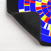 Tapis De Souris Pi Abstrait 08 - Sur Noir (Coin)