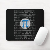 Tapis De Souris Pi Day Ascii Binary Code 3.14 Pi Symbole math Nerd (Avec souris)