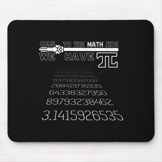 Tapis De Souris Pi Day Funny Excellent Citation Graphique Imprimer (Devant)