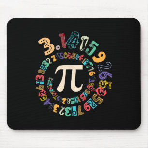 Tapis De Souris Pi Day Vintage Pi Numéro 3