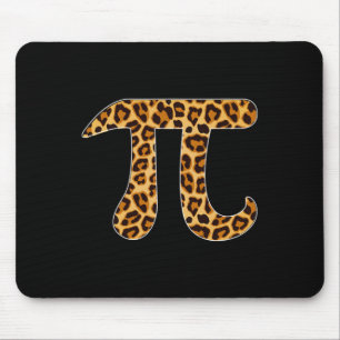 Tapis De Souris Pi Empreinte de léopard Peau Cheetah Pi Jour Math