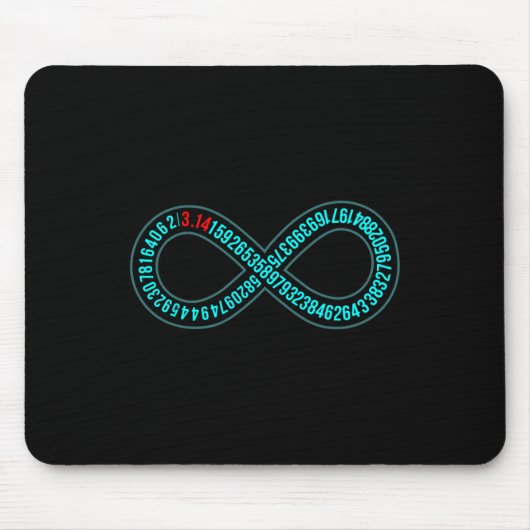 Tapis De Souris Pi Infinity Pi Day Lover Math Enseignant Mathémati (Devant)