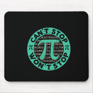 Tapis De Souris Pi ne peut pas arrêter Pi Wont Arrêter Math Pi Day