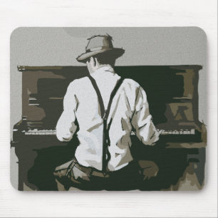Tapis De Souris Pianiste de Charme en Harmonie