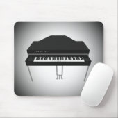 Tapis De Souris Piano à queue électrique : modèle 3D : Mousepad (Avec souris)