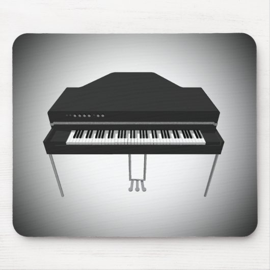Tapis De Souris Piano à queue électrique : modèle 3D : Mousepad (Devant)