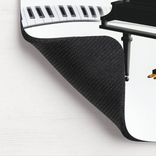 Tapis De Souris Piano à queue et clavier (Coin)