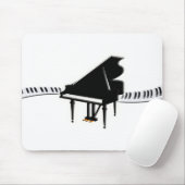 Tapis De Souris Piano à queue et clavier (Avec souris)