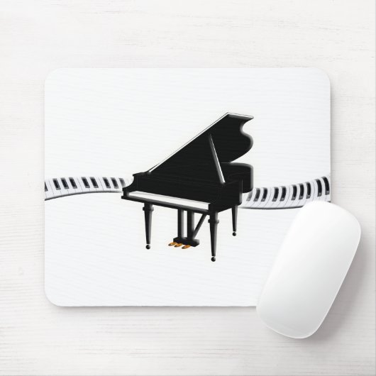 Tapis De Souris Piano à queue et clavier (Avec souris)