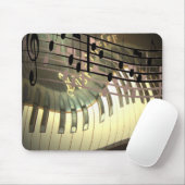 Tapis De Souris Piano abstrait Mousepad (Avec souris)