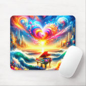 Tapis De Souris Piano Art (Avec souris)
