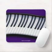 Tapis De Souris Piano Clavier Musique Thème Mousepad (Avec souris)
