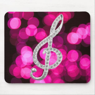 Tapis De Souris Piano Gclef de musique