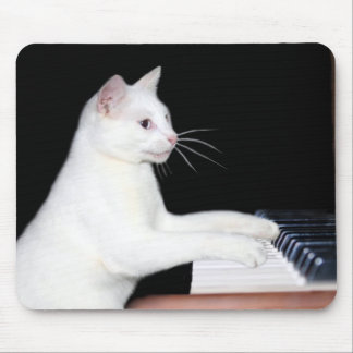 Tapis De Souris Piano-jeu chat