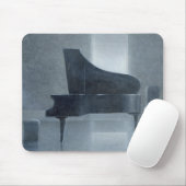 Tapis De Souris Piano noir 2004 (Avec souris)