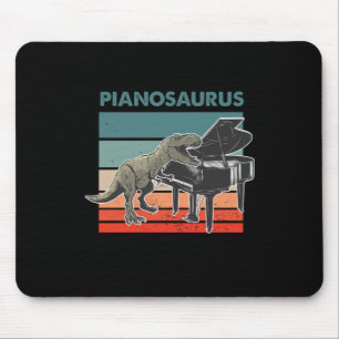 Tapis De Souris Pianosaurus Dinosaure Retro Grand Piano Player Pia