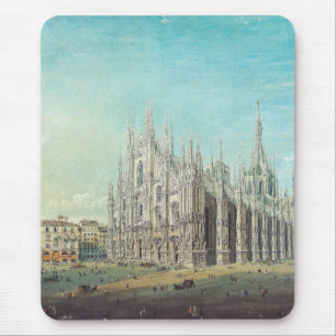 Tapis De Souris Piazza del Duomo à Milan par Carlo Bossoli