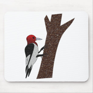 Tapis De Souris Pic à tête rouge
