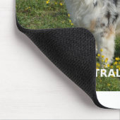 Tapis De Souris PIC bleue de l'amour W de merle de berger (Coin)