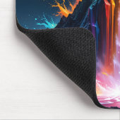 Tapis De Souris Pic de cascade arc-en-ciel (Coin)